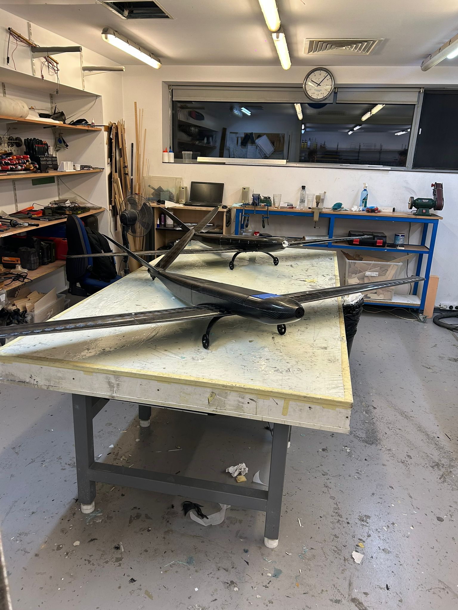 Assembly detail of the V-SIX UAV structure